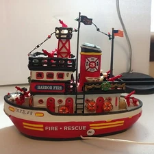 LEMAX FIRE RESCUE BOAT from 2008 CAROLE TOWNE COLLECTION