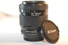 Nikon AF D Nikkor 35-105mm f/3.5-4.5 FX zoom lens for FM2 n N80 D90 D7200 D850