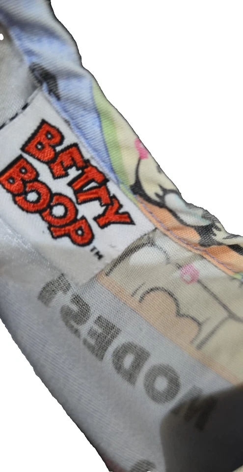 Vintage Y2K Betty Boop Pic Attitude Shy Modest Scrubs Pockets Women's Size XL/1X - Image 2 of 3
