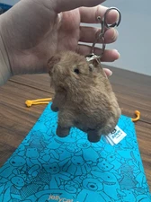 Jellycat Clyde Capybara Keychain Bag Charm Plush Toy – New With Tags
