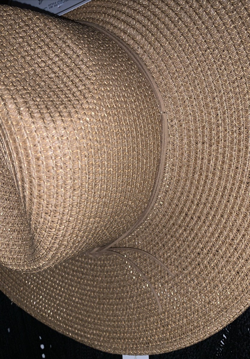NWT House Of Harlow 1960 Coverup And Panama Hat One Size  display picture 1