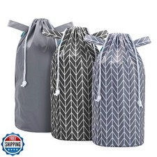 Teamoy Pail Liner for Cloth Diaper Pack of 3 , Reusable Diaper Pail Wet Bag w