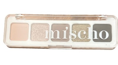 Mischo Eyeshadow Palette Pressed Powder Shimmer Matte Neutral Brown Gray Gold