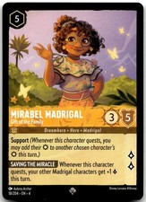 Lorcana Mirabel Madrigal - Gift of the Family Ursula's Return 4 18/204 Super Ra