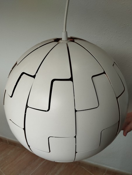 Lampara de la Estrella de la Muerte