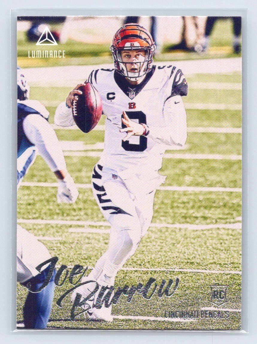 Joe Burrow 2020 Panini Chronicles Luminance ROOKIE RC Cincinnati Bengals #201