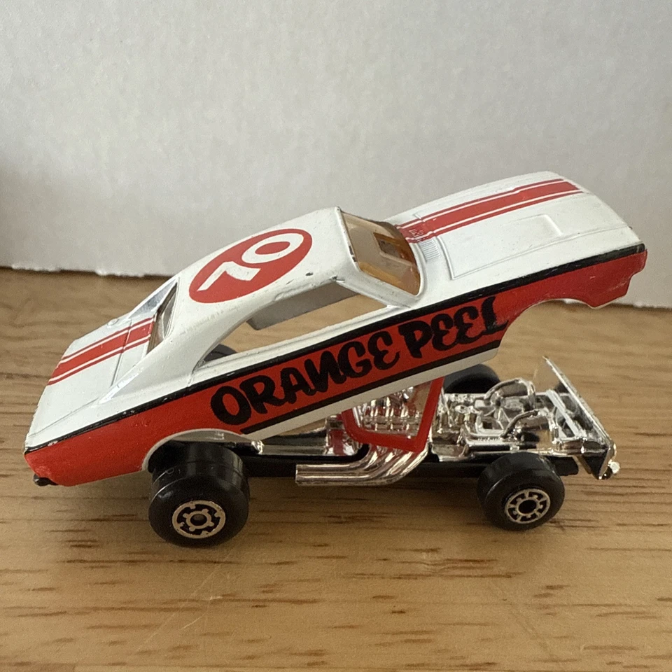 RARE Vintage Matchbox 74 Superfast Dodge Dragster "Orange Peel With Box - Image 2 of 4