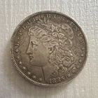 1885 Morgan Silver Dollar $1 US Coin Silver Philadelphia Business Strike Uncert