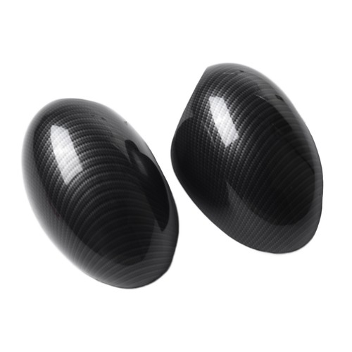 For Mini Cooper R55 R56 Side Mirror Cover Black Car Accessories 1 Pair - Picture 3 of 12