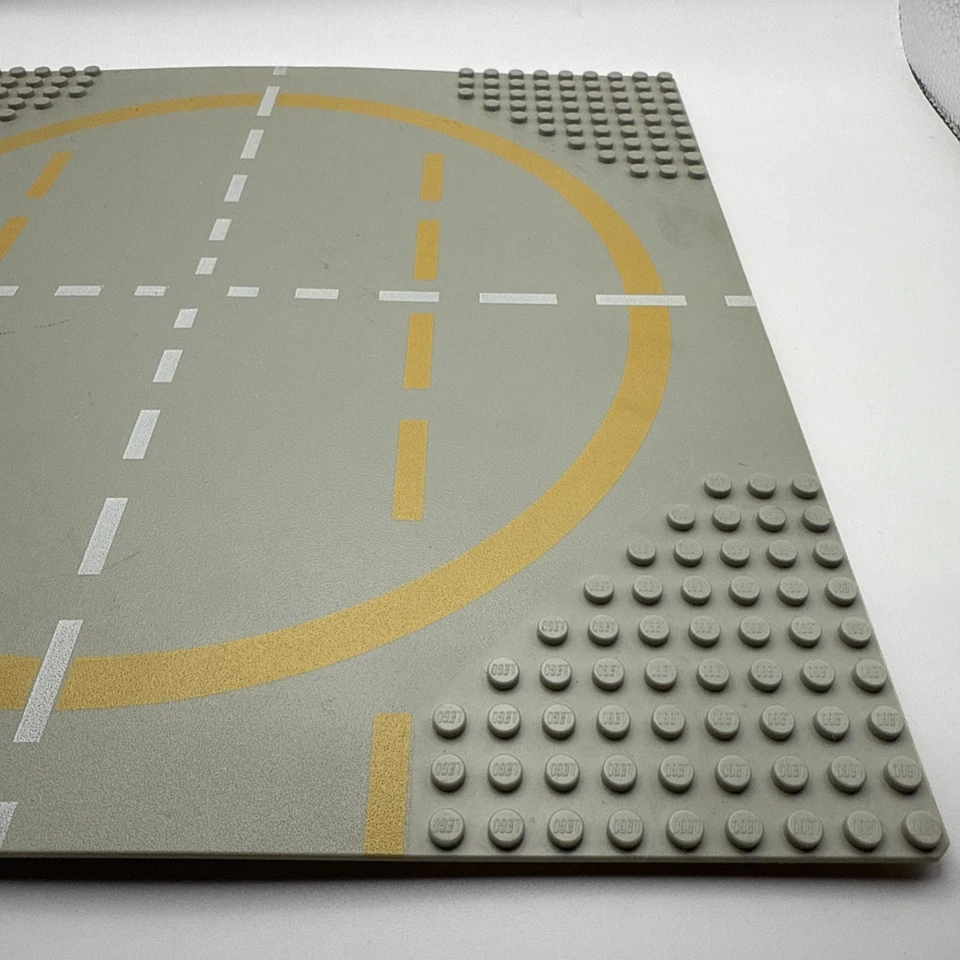 Lego Base Plate Moon Star Wars Space Landing Pad Circle 1978 vintage 10x10 Foto 3 de 4