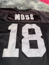 2005 Throwback Oakland Raiders Randy Moss NFL stadium Jersey Mitchell Ness Xl