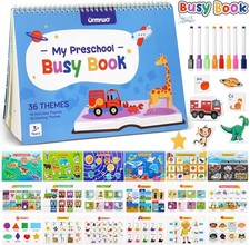 Busy Book for Toddlers, Preschool Learning Activities, Montessori Learning...