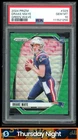 2024 PANINI PRIZM #329 DRAKE MAYE GREEN WAVE RC ROOKIE PSA 10