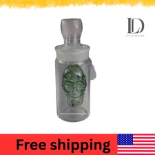 19mm Skull Ashcatcher – Glass Smoking Accessory with Removable Top