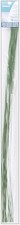 Panacea Cloth Covered Stem Wire 22 Gauge 18" 20/Pkg-Green - 582218