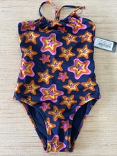 Vilebrequin Gazette 390 Blue Marine Girls One Piece Swimsuit Size 4 MSRP 150