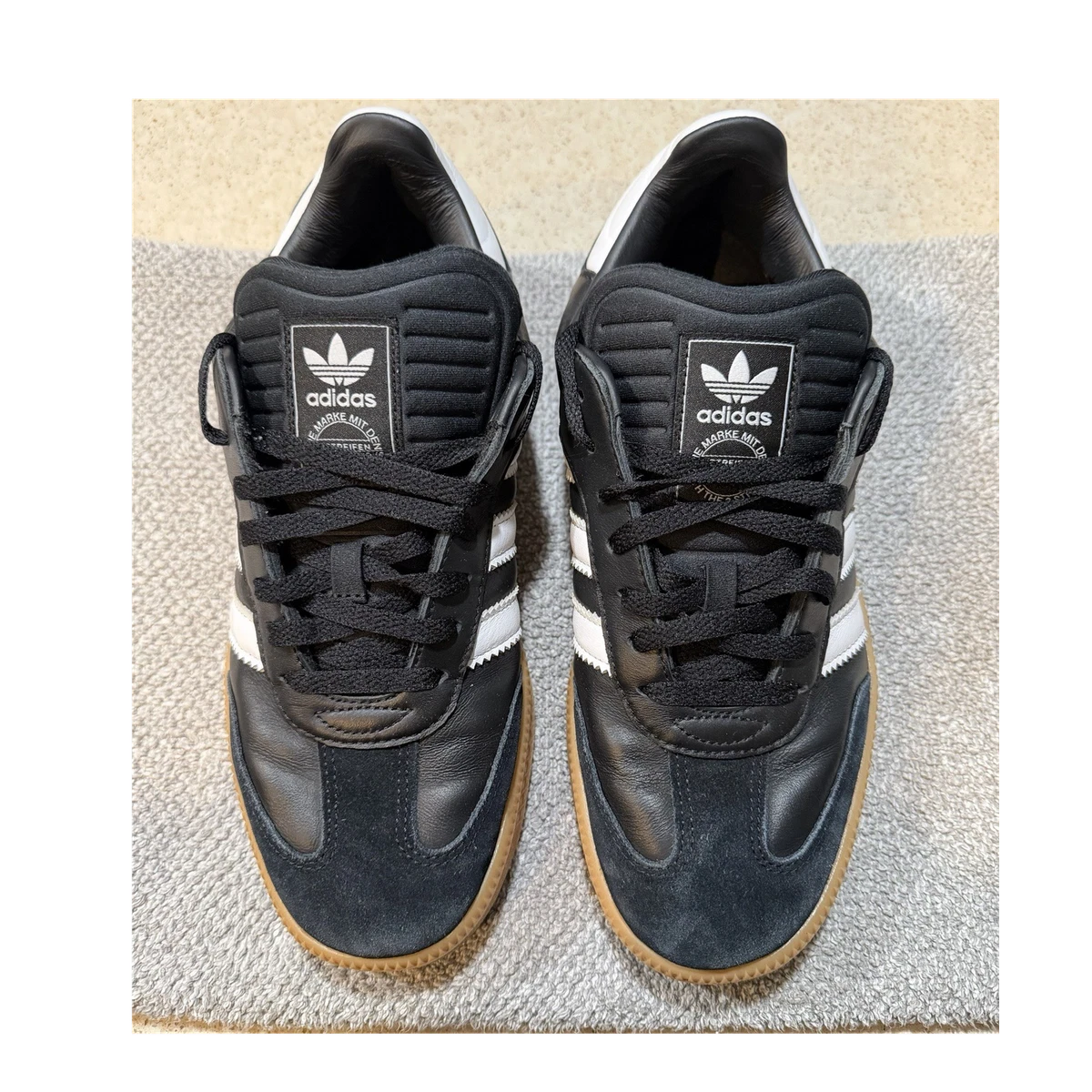 Preços baixos em adidas Samba Black White Gum | eBay