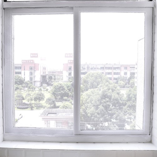 Window Screen Against Mosquito Net Protector Flyscreen Sheer Curtains White 1pc - Picture 8 of 9