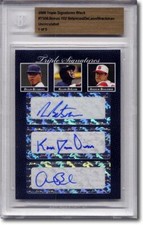 DELLIN BETANCES * Kelvin Deleon Andrew Brackman Autograph Rookie Auto BGS #/5