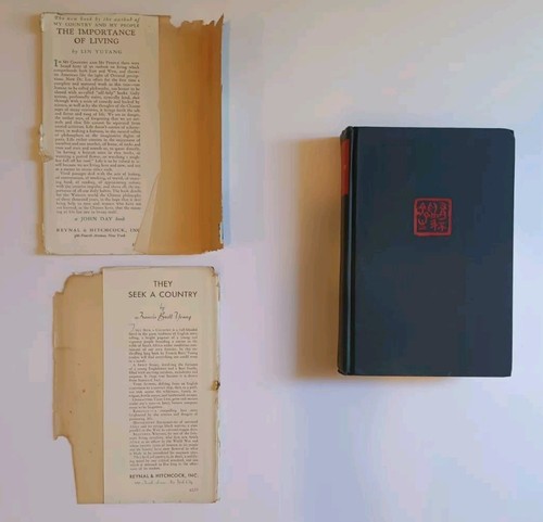 The Importance Of Living By Lin Yu Tang 1st Edition 1st Printing 1937 - Foto 2 di 22