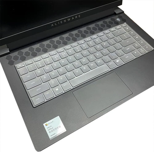 Keyboard Cover Skin Compatible with 2021 Dell Alienware M15 R5 Ryzen Clear TPU K