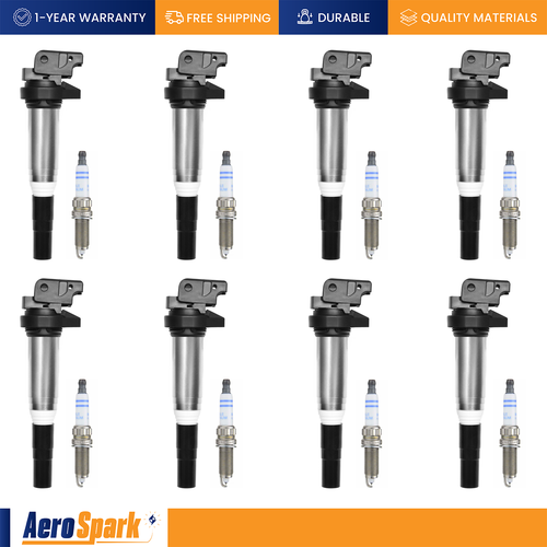 Ignition Coil & Bosch Platinum Spark Plug For BMW M2 M4 X3 X5 X6 335i 3