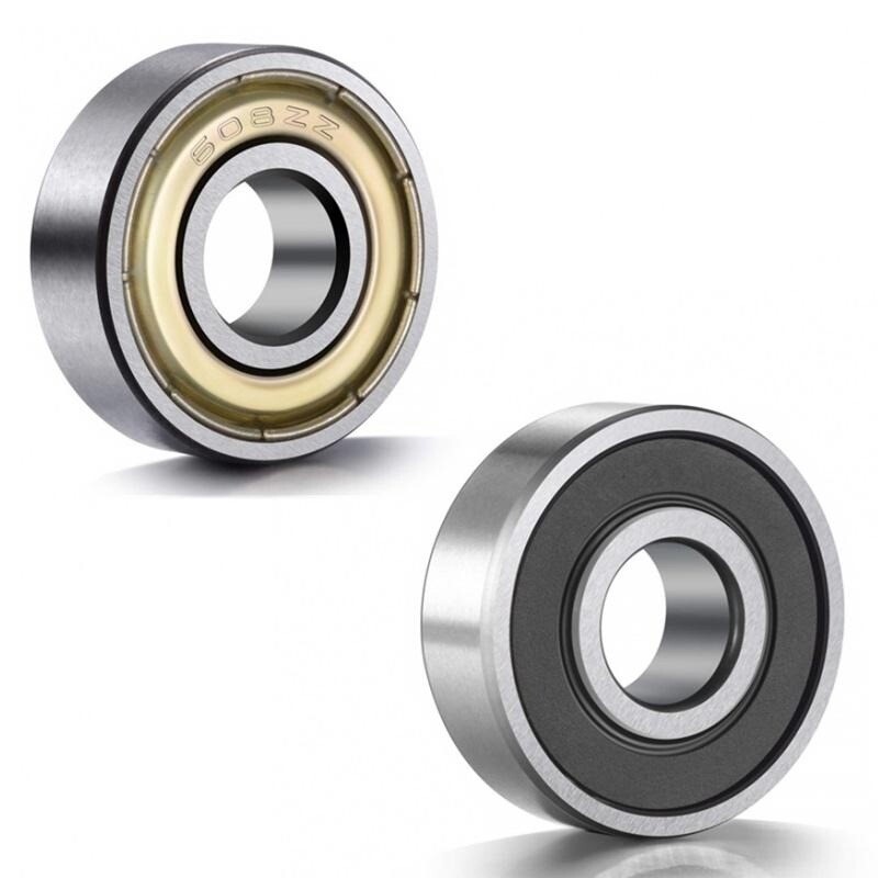 608-ZZ Ball Bearing 8x22x7 Dual Shielded Metal Chrome Skateboard