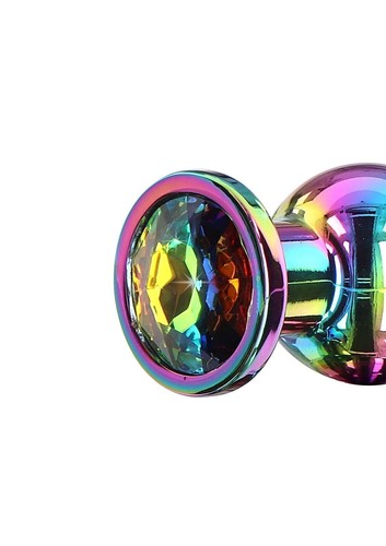 Plug butt de metal anal con piedra mini dilatador consolador portátil pequeño - Imagen 4 de 6