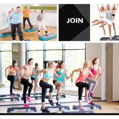 Aerobic Step Trainer Cardio Yoga Rhythm Pedal Non-slip Home Gym