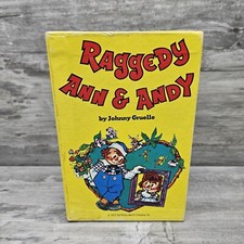 VINTAGE 1975 Raggedy Ann  Andy Boxed Set 4 Paperback Books Children's Slipcase
