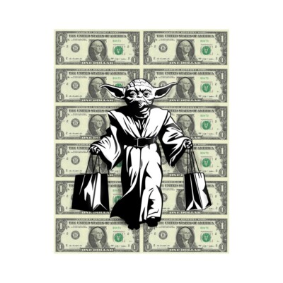 Chris Boyle großer Geld Kunstdruck ''Shopping you must'' Artist Proof 10/10