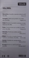Bedienungsanleitung 8-sprach.: Rollladen und Markise VELUX INTEGRA Solar SSL/MSL
