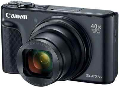 Canon PowerShot SX740 HS Lite Kompaktkamera Schwarz - Neu / Sofort lieferbar