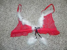 Seven Til Midnight Bra Womens One Size Red Sexy NWOT