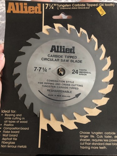 Allied Carbide Tip Circular Saw Blade 