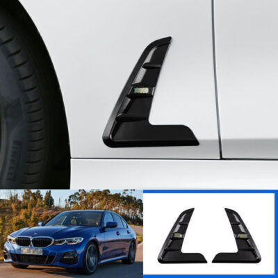Chrome Side Wing Fender Vent Cover Trim – For 2017-2020 BMW 5 Series G30