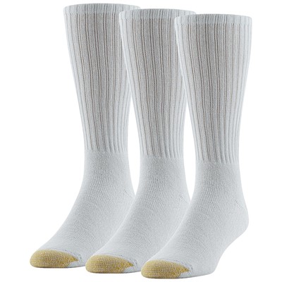GOLDTOE Herren Ultra Tec Performance Crew Athletic Multipairs Socken Weiß 3 P...