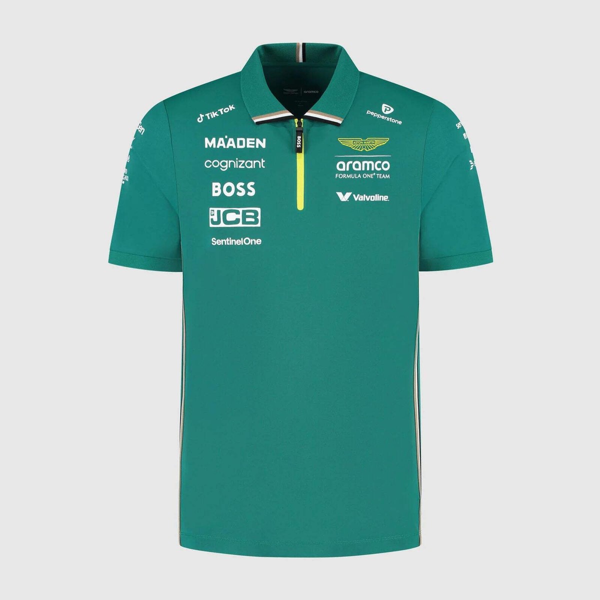 Aston Martin F1 Replica Team Polo Shirt 2025 Green | eBay