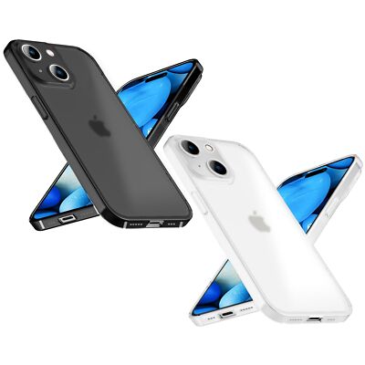 iPhone 15 Handyhülle Hardcase NALIA Case Cover klar transparent dünn robust