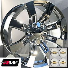 22 Inch Chevy Avalanche Factory Style Denali Wheels Ck375 Chrome Rims 6x139.7