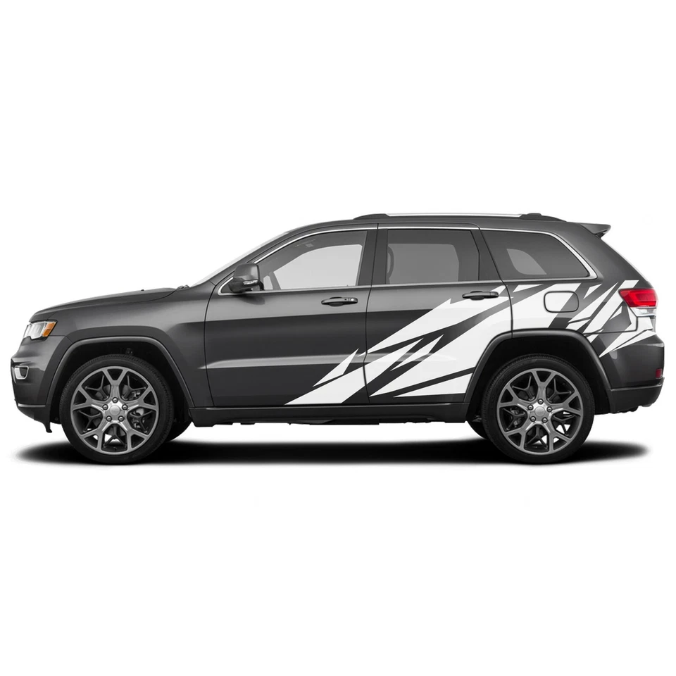 Геометрическая графика для Jeep Grand Cherokee наклейка винил Overland Laredo SRT Sport - Изображение 2 из 4