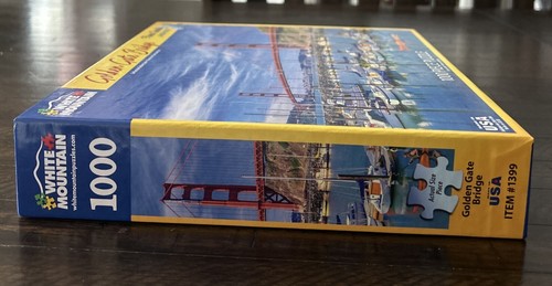 White Mountain 1000 Piece Puzzle - Golden Gate Bridge (Larger Pieces) - Picture 6 of 8