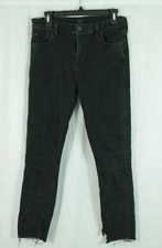 7 For All Mankind 'Lucy' Skinny Jeans 25 Metallic Dark Wash Jegging Made in USA