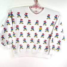 Vintage Jane Colby Willy Bears 1986 Womens Size XL (42) Workout Bears
