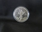 2021 Gibraltar Lady Justice 1 ounce .999 Silver Capsuled Antiqued Round