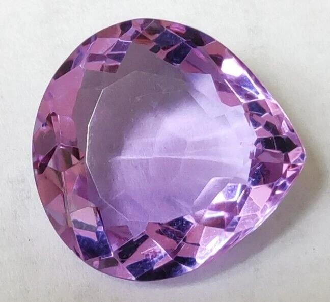 AAA+ 44.25 Ct. Purple Amethyst Pear Cut Facete Loose Gemstone for Ring & Pendant - Image 2 of 4