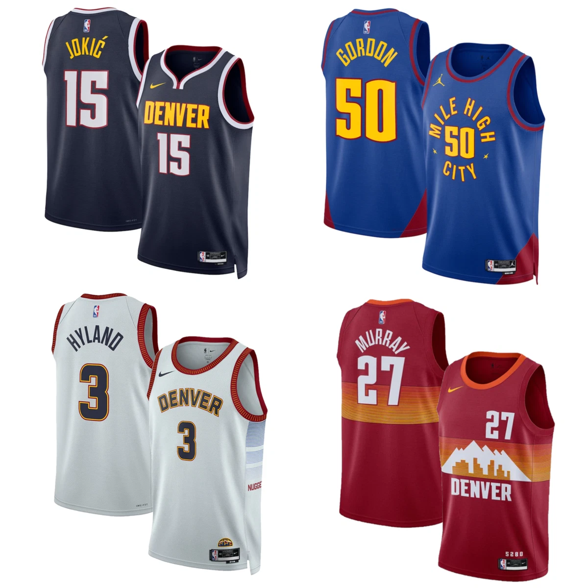 nike denver nuggets jersey