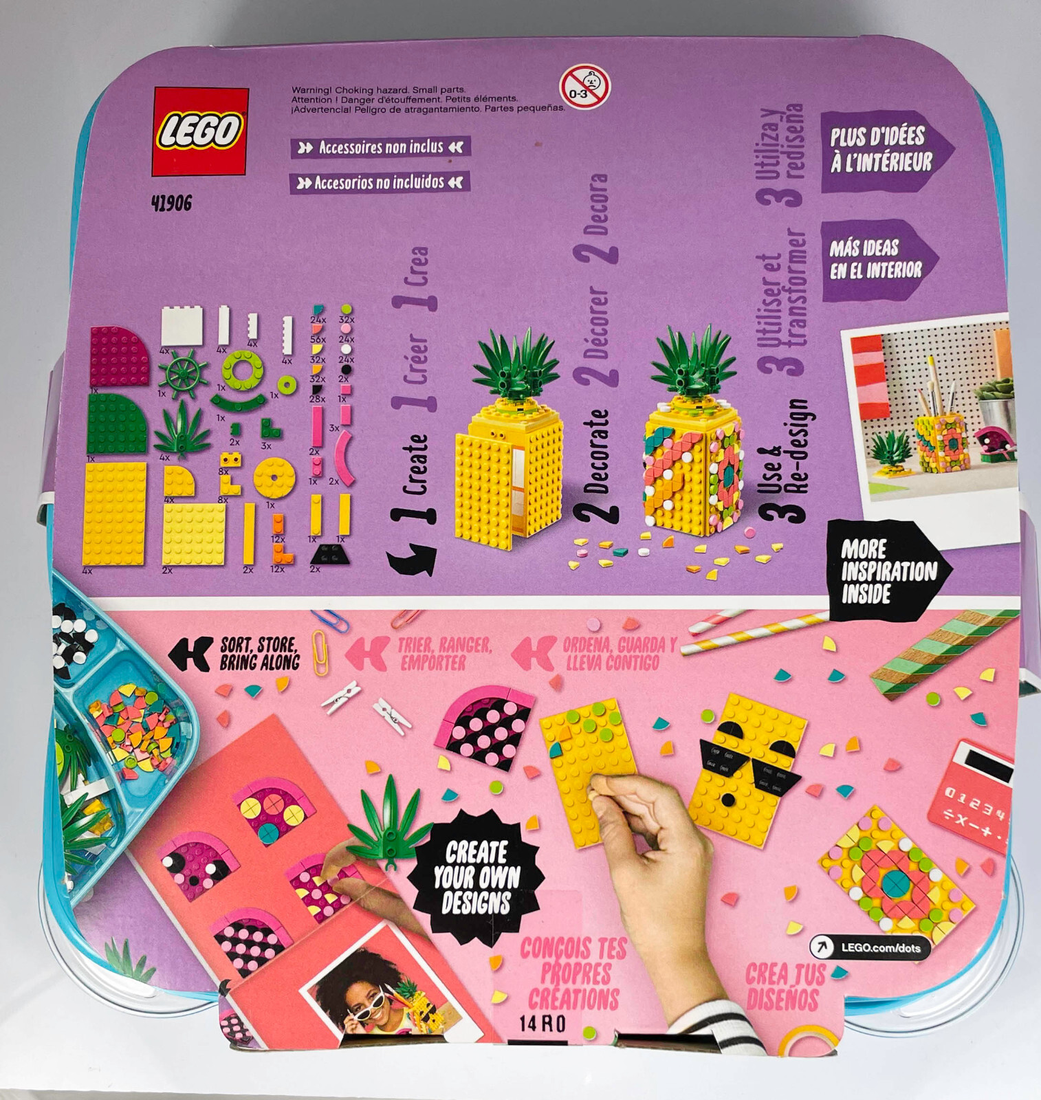 Lego 41906 Dots Pineapple Pencil Holder New eBay