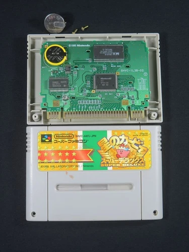 Kirby Super Star Deluxe SNES SFC Nintendo Japan Famicom game Cartridge tested jp