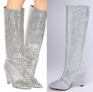 rhinestone covered boots